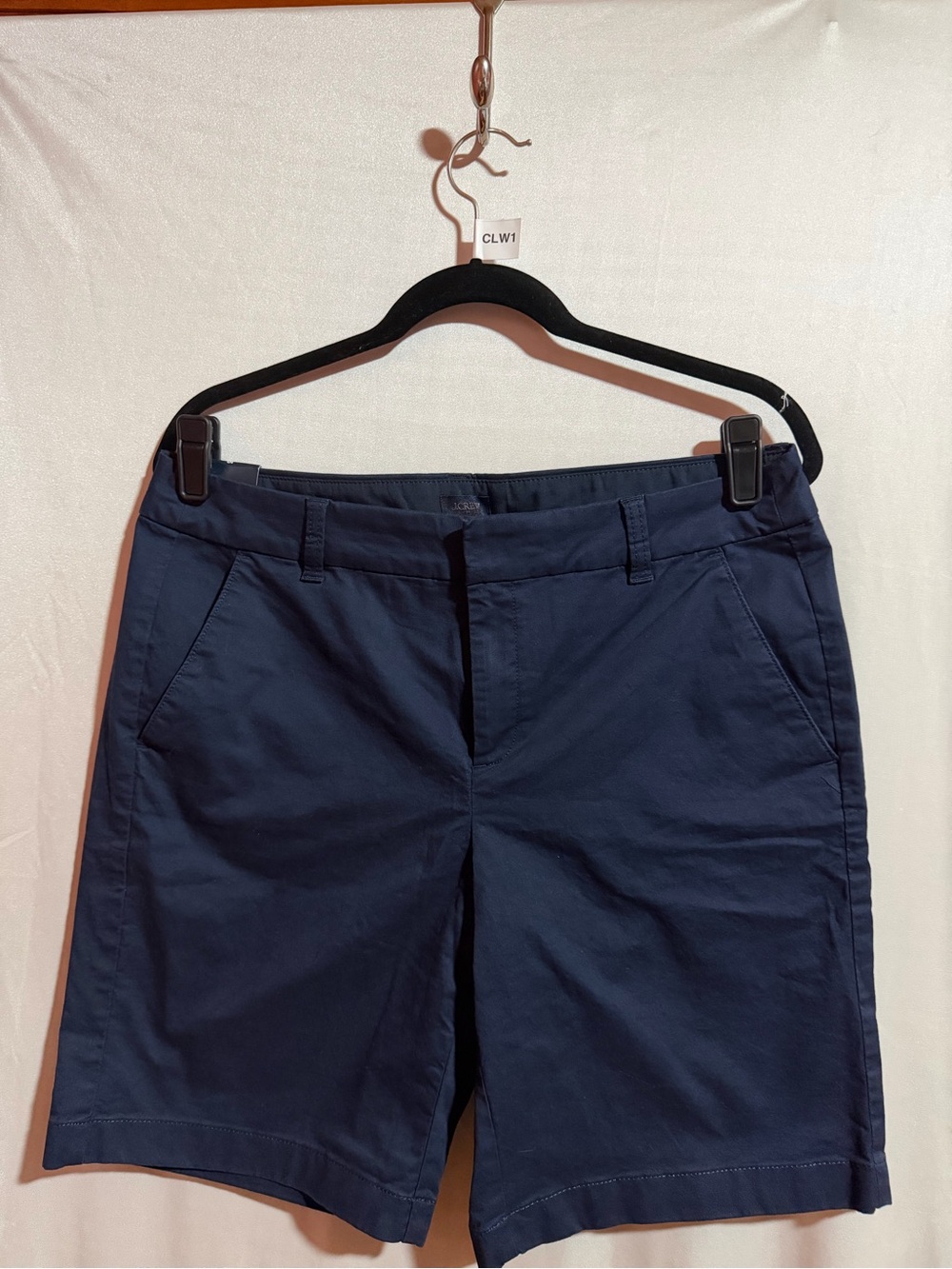 J.Crew Navy Chino Shorts Size 10 CLW1
